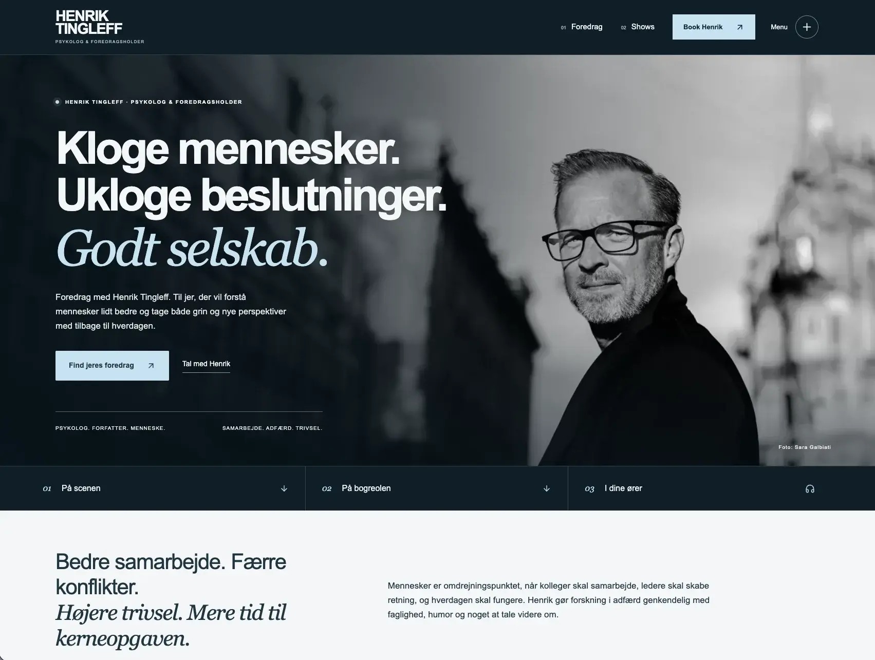 Hjemmesiden for Henrik Tingleff